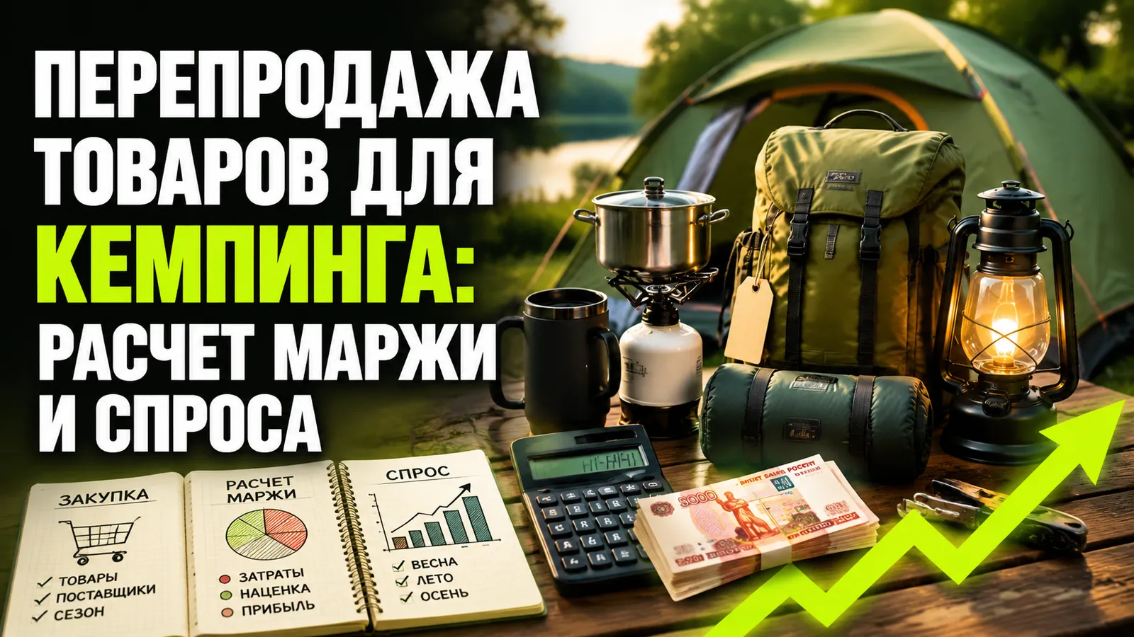 Перепродажа товаров для кемпинга: расчет маржинальности и сезонный спрос