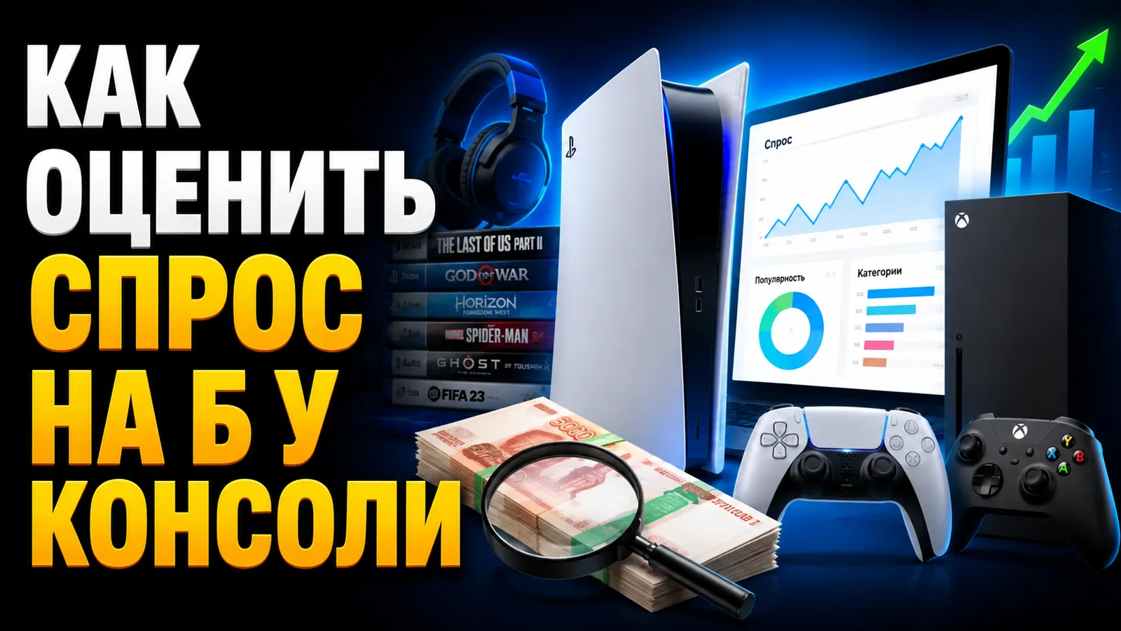 Анализ спроса на товары для гейминга: как оценить ликвидность б/у консолей и аксессуаров