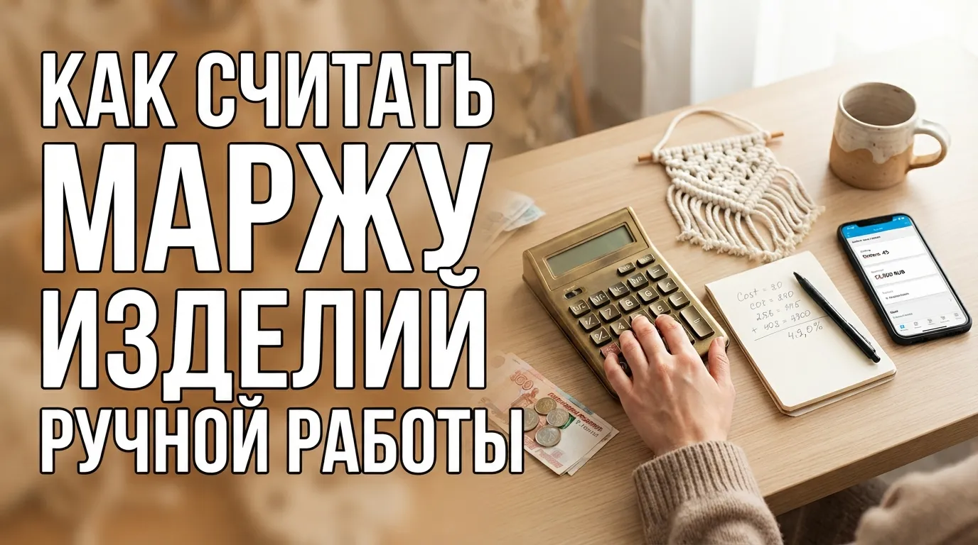 Продажа изделий ручной работы на Авито: как рассчитать себестоимость и маржу