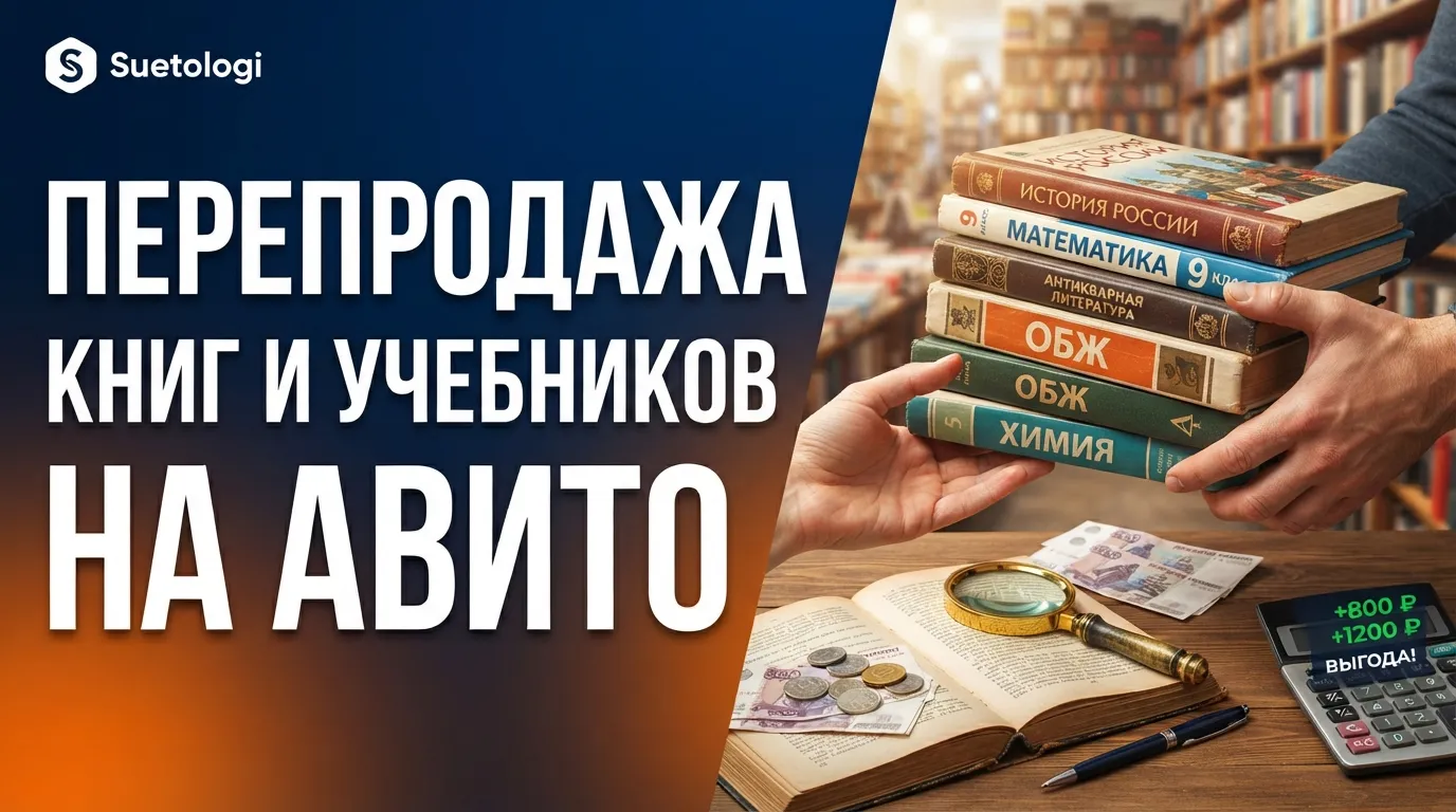 Заработок на перепродаже учебников и букинистических книг на Авито: как находить редкие издания и оценивать спрос