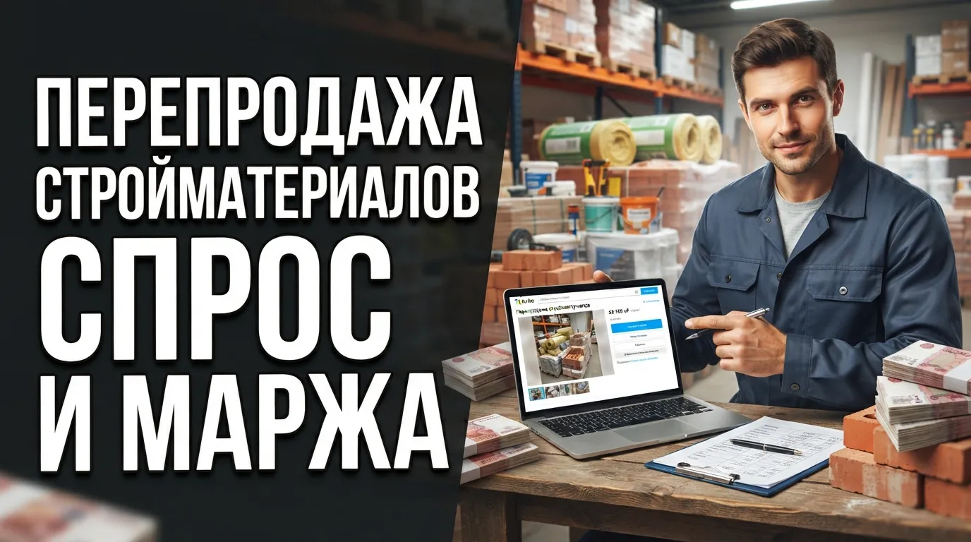 Перепродажа остатков строительных материалов на Авито: как оценить спрос и маржинальность