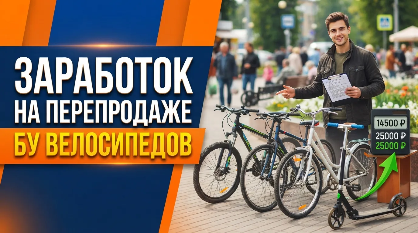 Перепродажа б/у велосипедов и самокатов: как зарабатывать на сезонном спросе